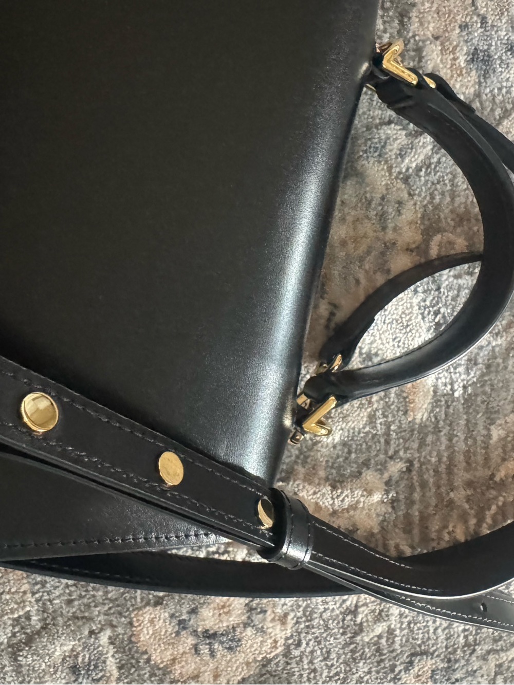 RSVP Paris Munchkin Black leather bag - Picture 9 of 16